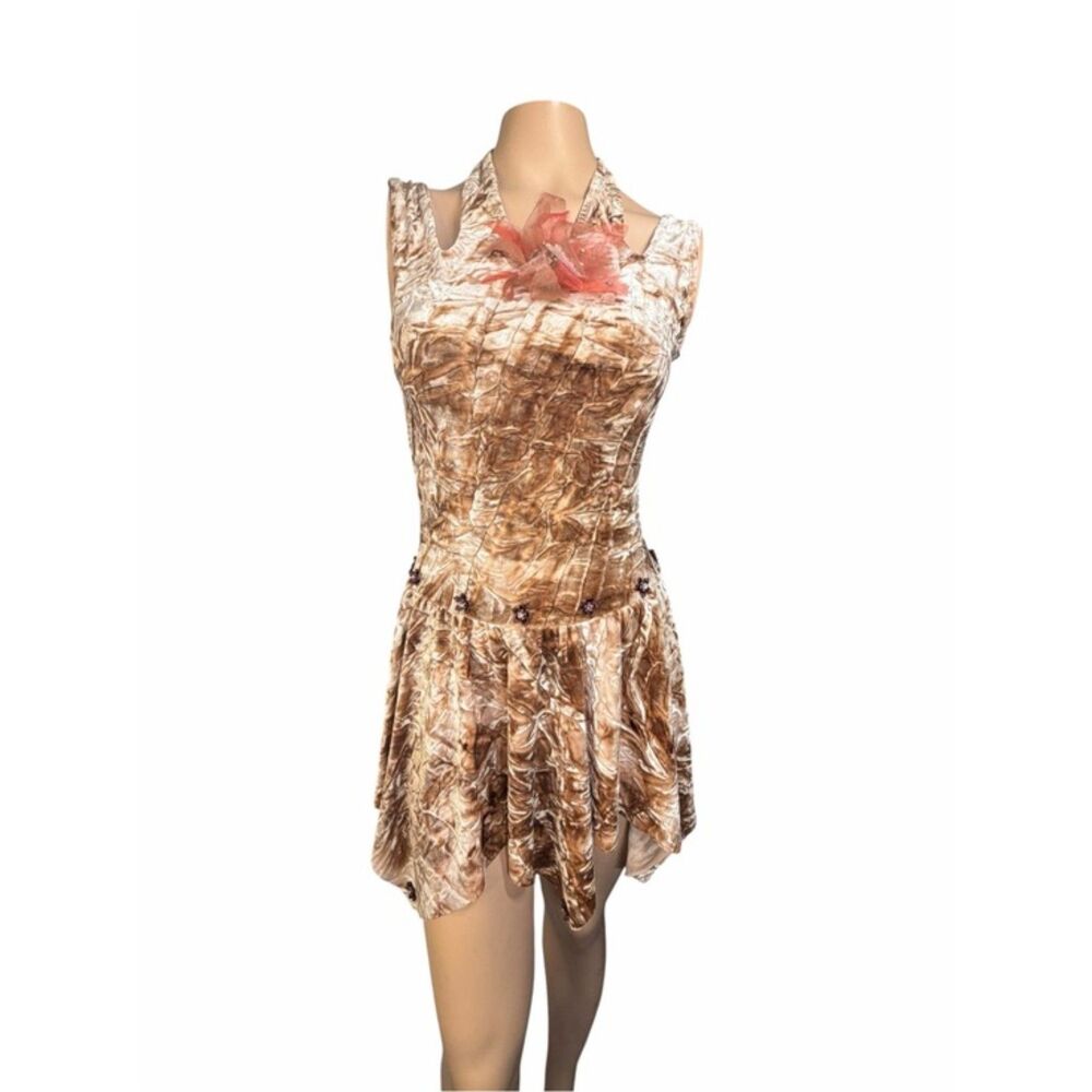 Vintage Lyrical Dance Dress Festival Costume